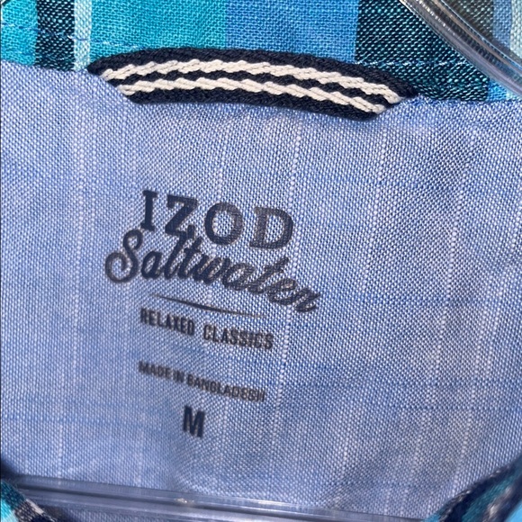 Arrow Men's Blue Plaid Shirt - Picture 4 of 5